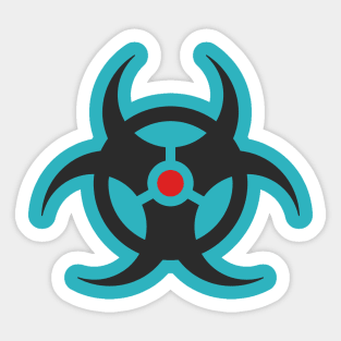 Biohazard symbol Sticker